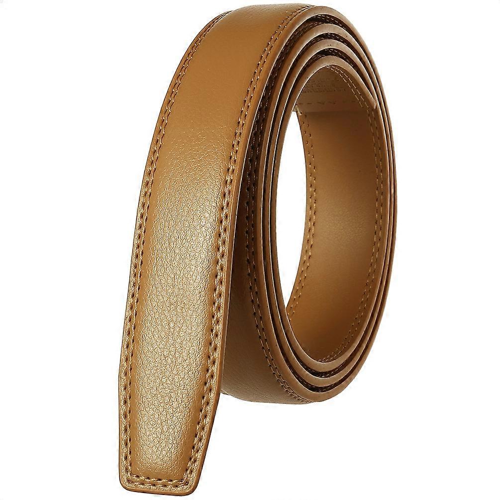 3.0cm 3.1cm Width Leather Belt No Buckle Designer Belts Men High Quality Leather Strap 110-130cm