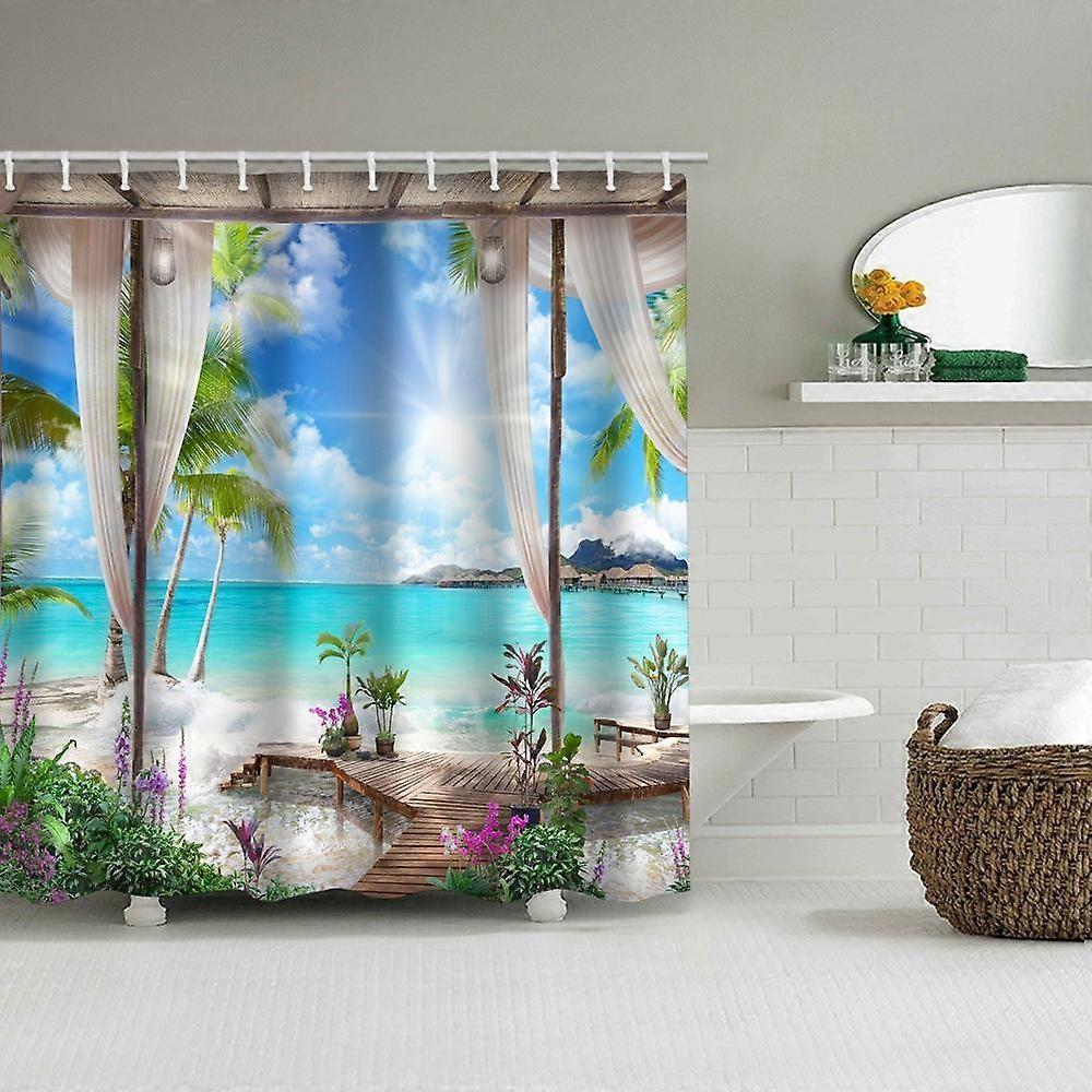 Baderom Dusj Gardin Design Stil - 333