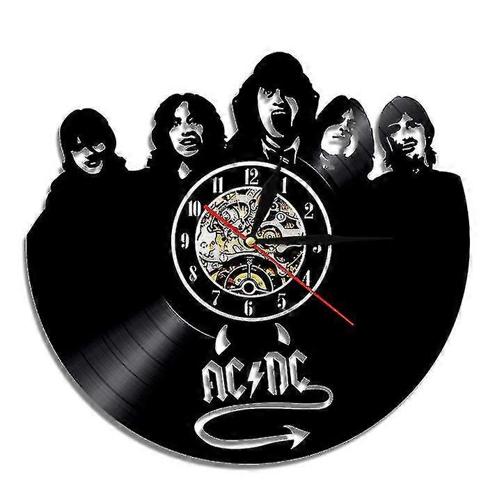 Acdc Vinyl Record Wall Clock