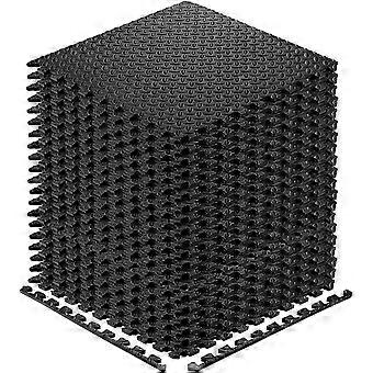 10 pieces of floor mats 30*30*1.2 black*10