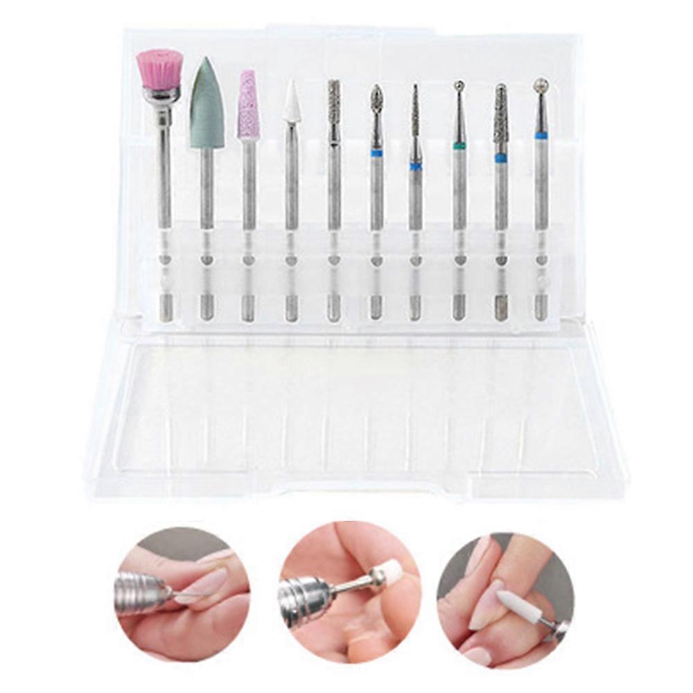 Diamond Nail Drill Bits Set for Acrylic Nail Professional Cuticle Drill