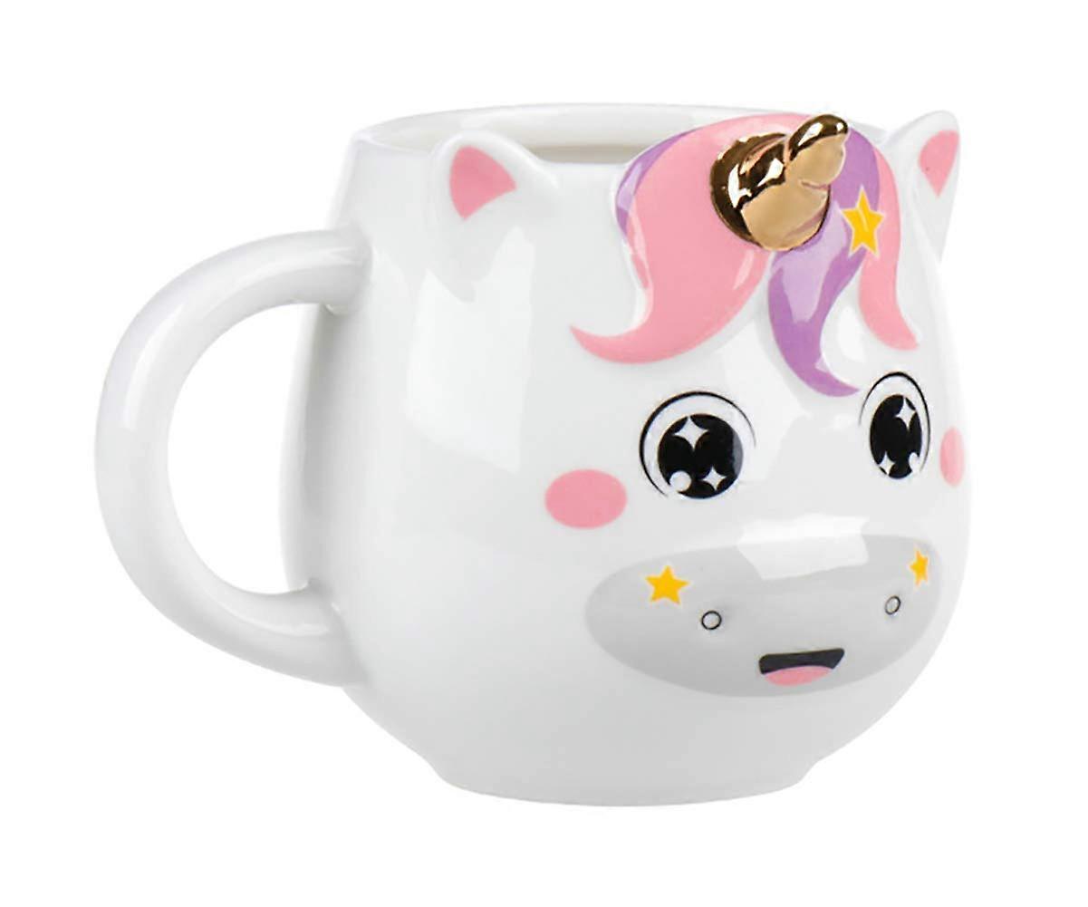 Kubek do kawy Unicorn Słodki ceramiczny kubek / filiżanka - 16 uncji (różowy)