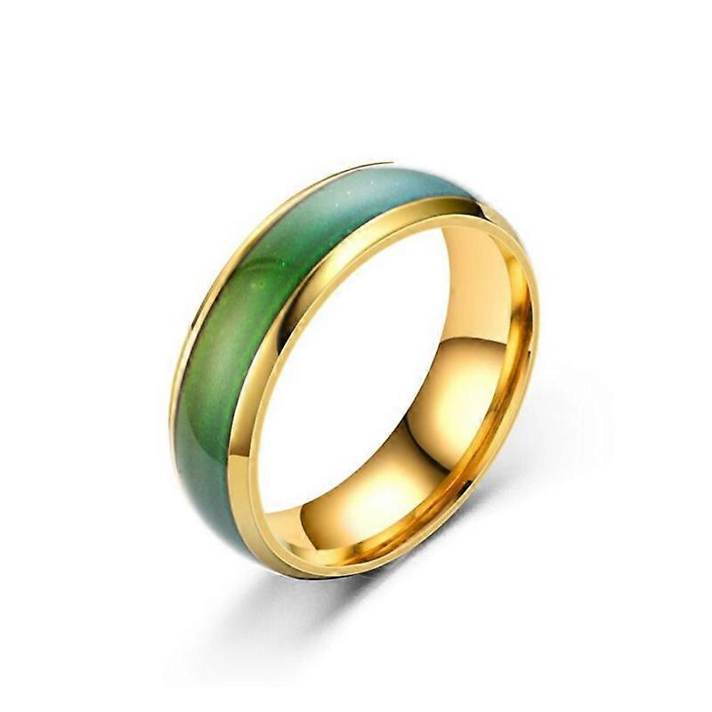Changing Color Rings Stainless Ring Mood Emotion Feeling Temperature Rings For Women Men Couples Rings Tone Fine Jewelry Gift