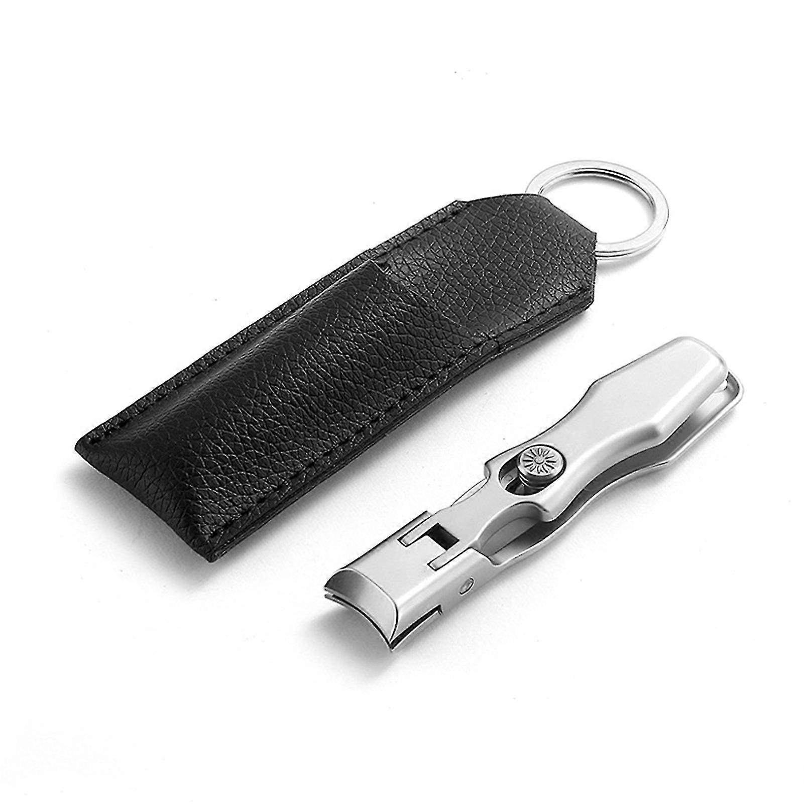 Portable Ultra Sharp Nail Clippers With Storage Bag Stainless Steel Fingernail And