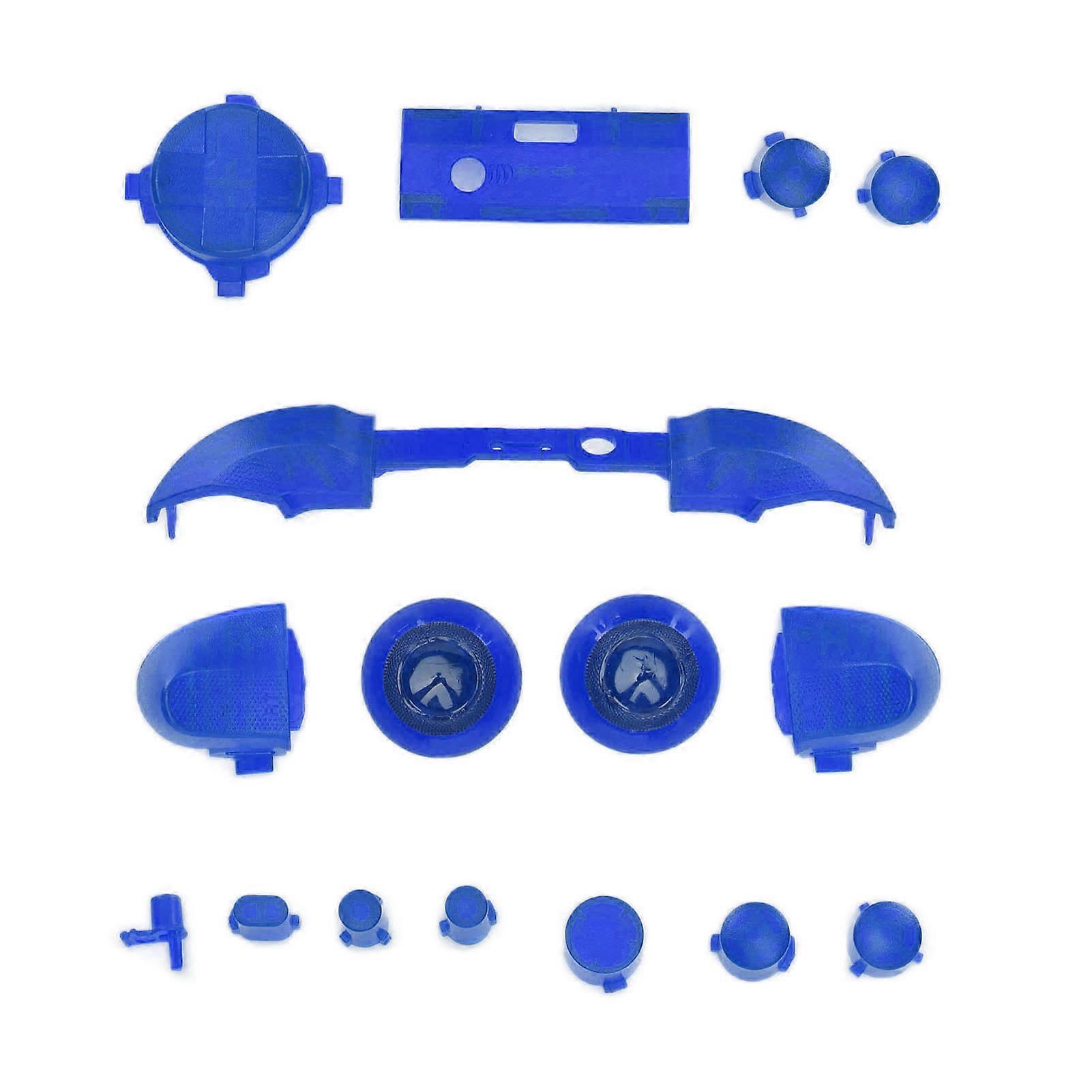 Full Buttons Mod Kits Trigger Full Trigger Module Set for XBOX Series X for XBOX Series S ControllerTransparent Blue