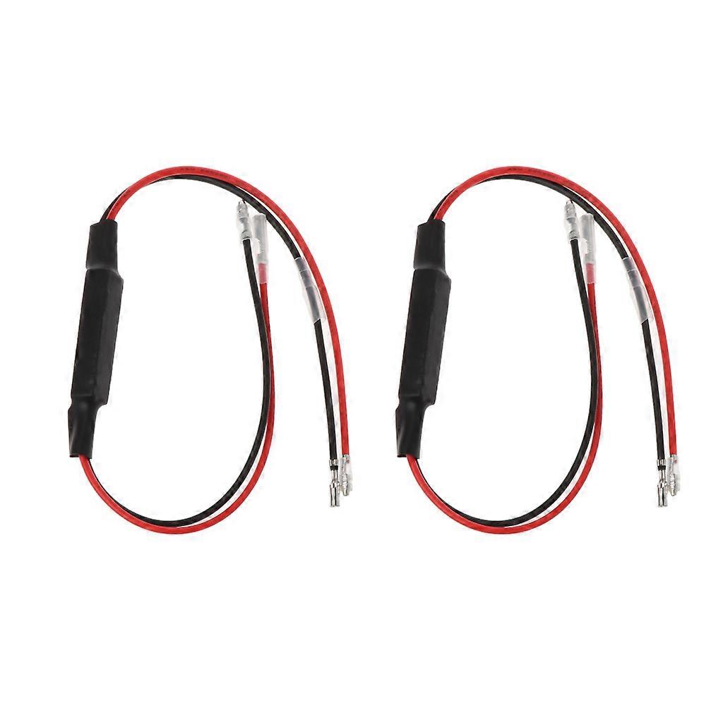 2Pcs LED Load Resistor Indicator Motorcycle Turn Signal Flash Blinker Fix Error