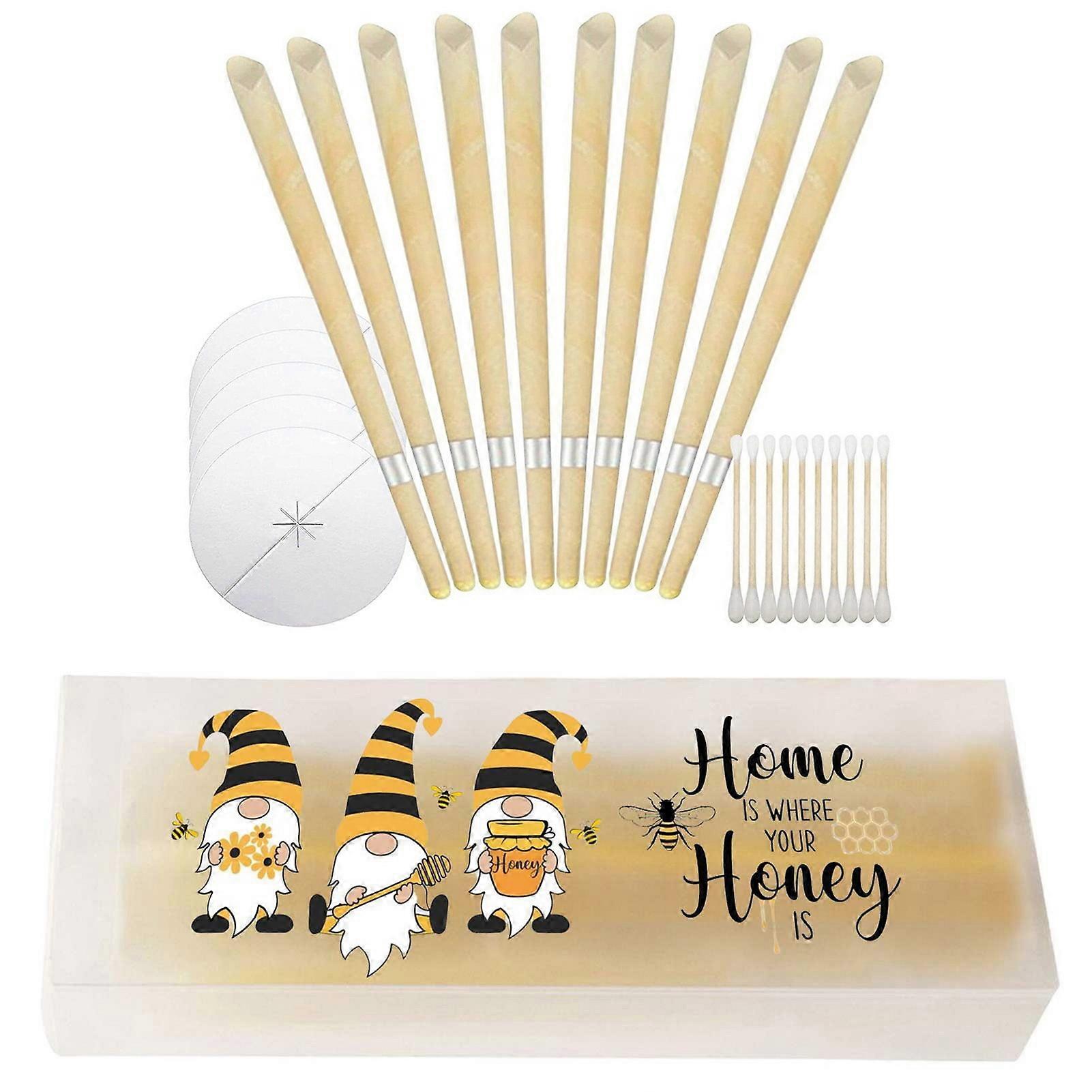 Ear Wax Removal Tool Natural Safe Effective with Cotton Swab Versatile Ear Cleaning Tool for Relaxing Scent