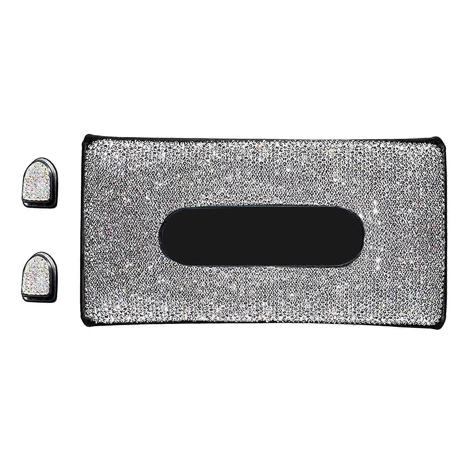 Sun Visor Napkin Holder Bling Car SUV Tissue Holder Tissue Case Storage Box