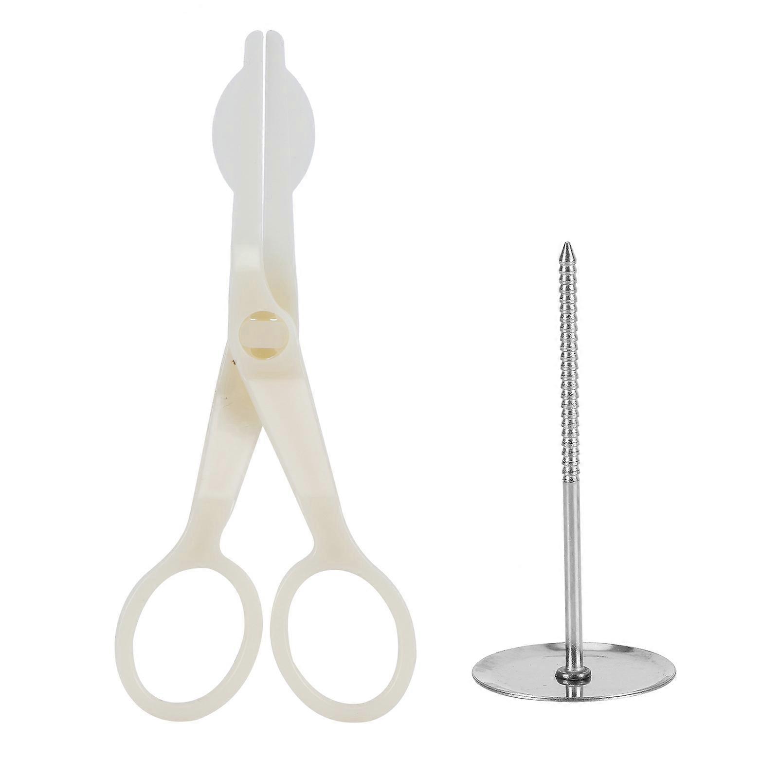 Piping Flower Scissors Nail Icing Cake Decorating DIY Cupcake Pastry Baking Tool