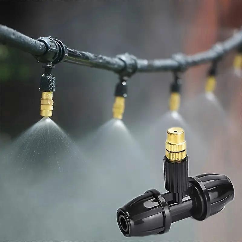 5pcs Automatic Watering System, Household Atomizing Nozzle, Plant Spraying Spray Dust Reduction Gardening Watering Timer Nozzle
