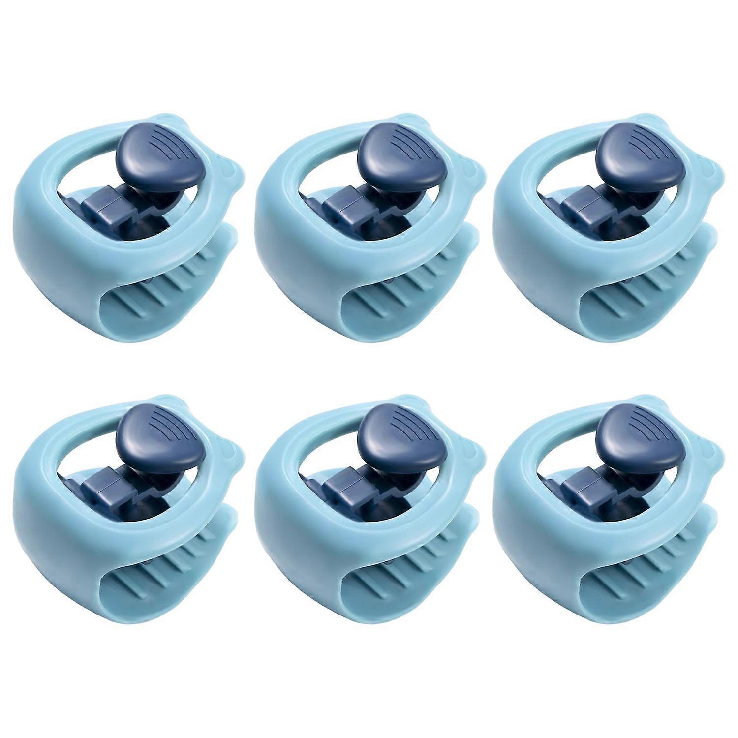 6Pcs Quilt Holder Non-slip Texture Easy Access Strong-Grip No-Trace Needle-free Anti-Run Bear Shape