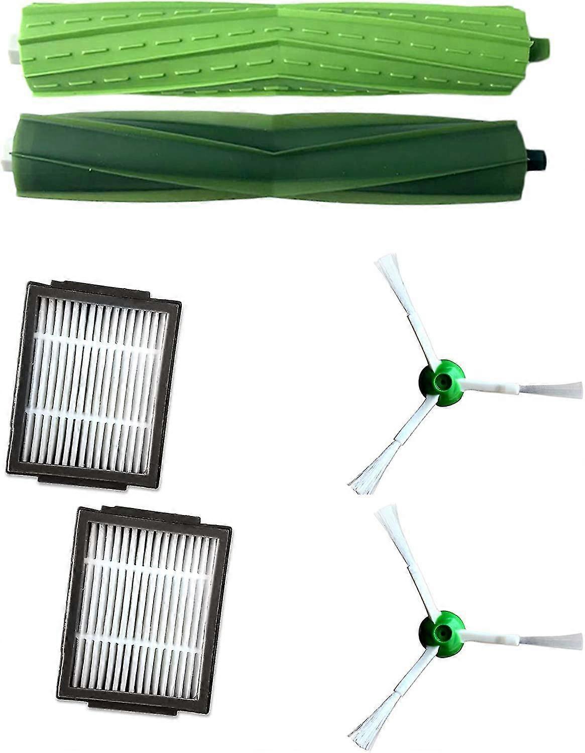 Irobot - Roomba Series Refill Set - 2 High-performance Filters, 2 Corner And Edge Cleaning Brushes, And 1 Set Of Multi-bottom Brushes - Green,0080