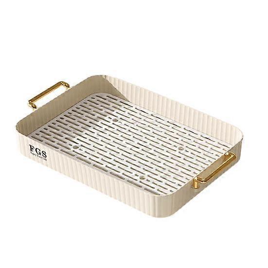 Drain Tray with Rack Cup Storage Fruit Vegetable Handle Double Layer Design Dish Mug