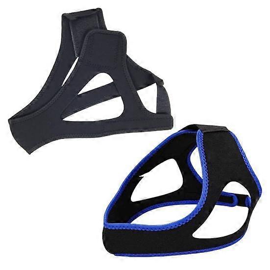 2Pcs Chin Strap Anti-Snoring Chin Strap Airflow Jaw Strap Adjustable Breathable Anti Snoring Devices Snoring Stopper Sleep Aid Strap