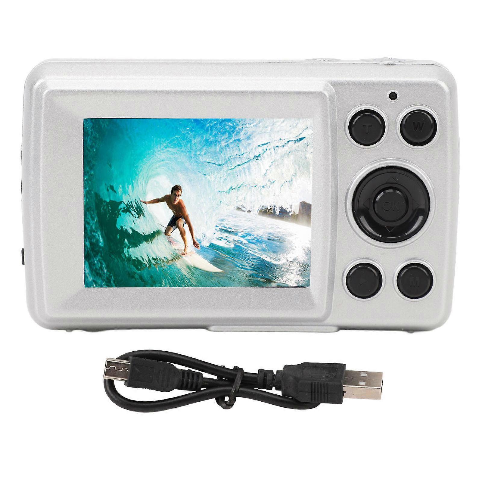 HD 1080P Digital Camera 16MP 2.4 Inch Color LCD Display Compact Small CCD Camera Support Up To 128GB Retro
