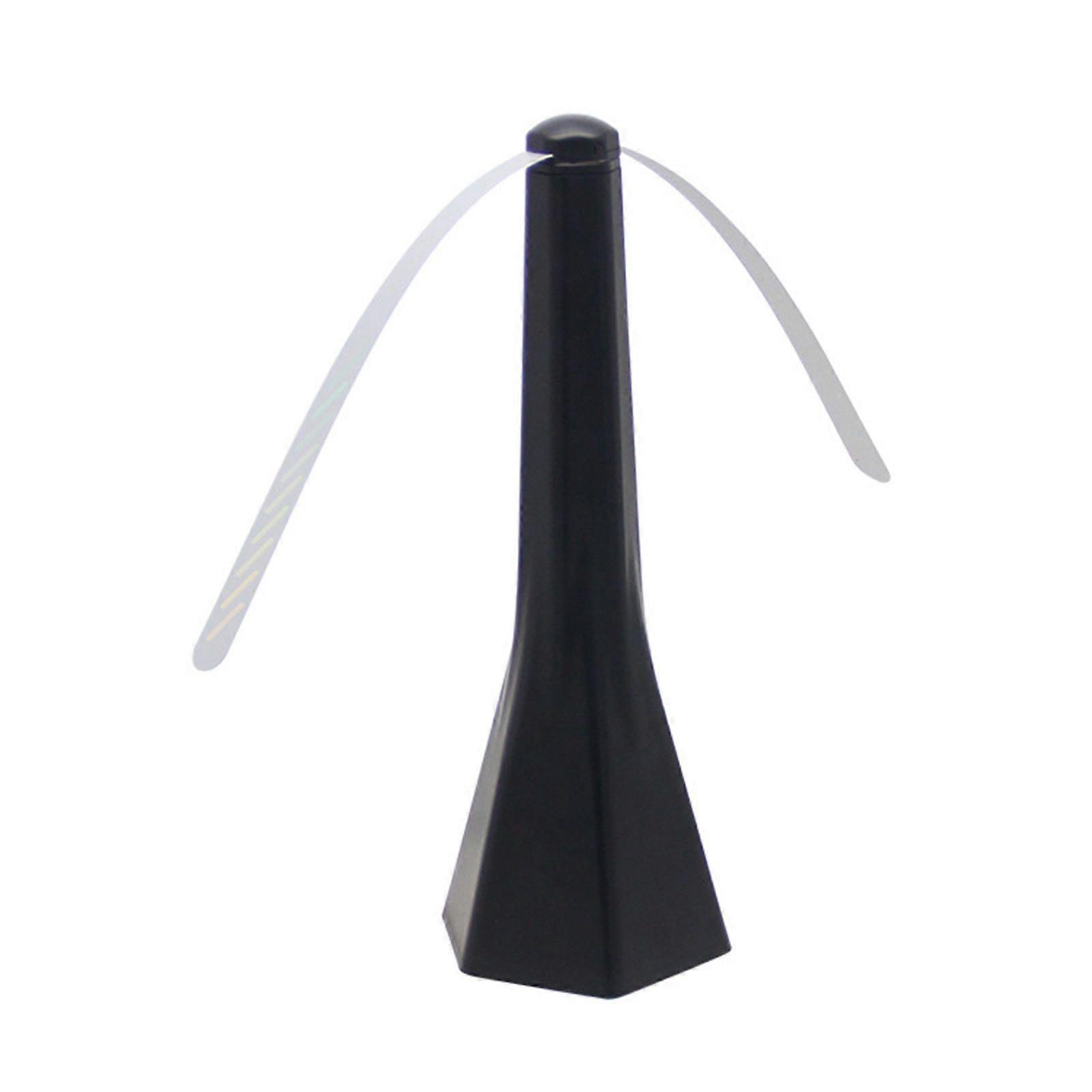 Fly Repellent Fan Rotating Soft Wings Reflective Strip Not Hurt Hands Holographic Blades Good Repellent Effect Repel Fly Reusable Picnic Patio Home El