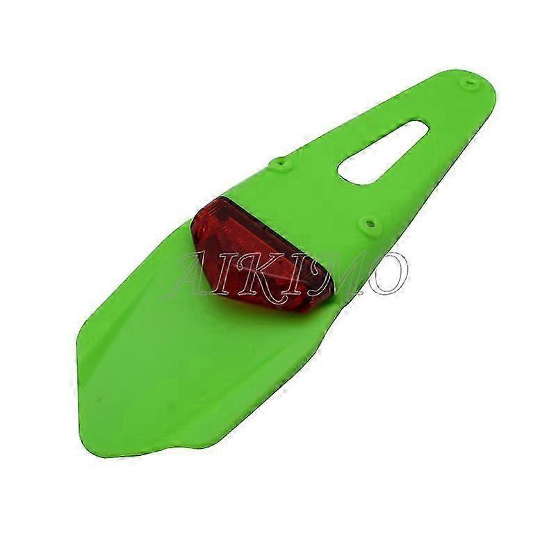 Motorcycle Universal 12V LED Taillight Brake Lamp With Rear Fender License Plate Bracket Holder for Enduro Off-Road Bike