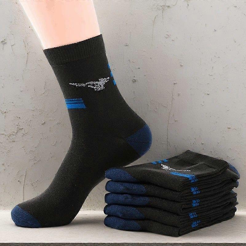 1/5/10 Pairs Men Socks Breathable Cotton Sports Sock Breathable Deodorant Business Socks Plus Size 39-44