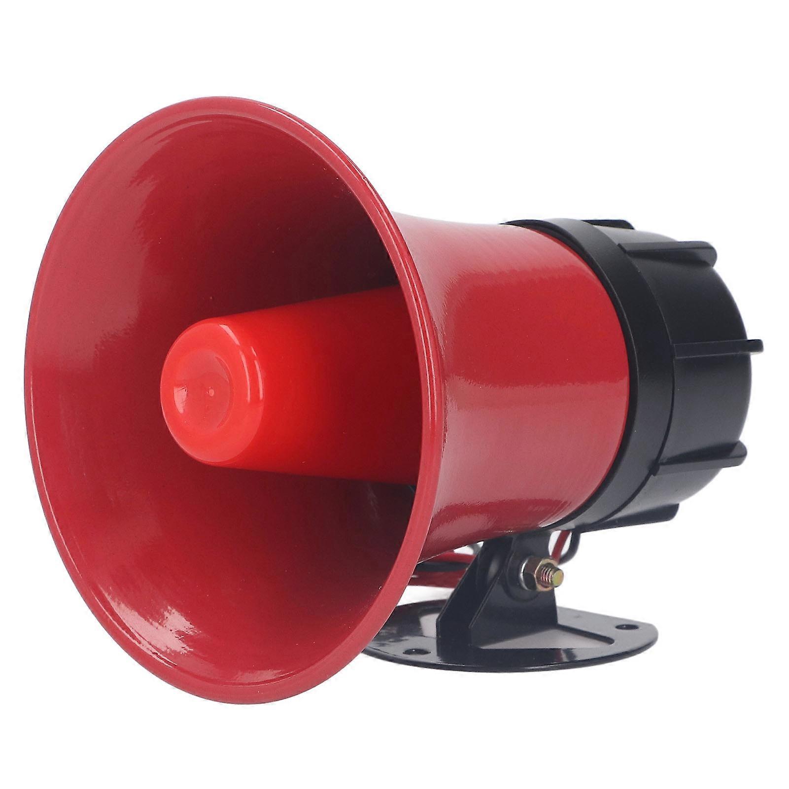 Industrial Alarm Security Siren 120dB 30W Emergency Warning Horn ABS for Outdoor Port DC 12V