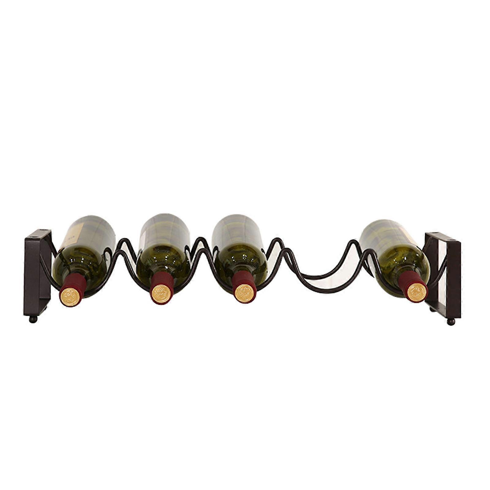 Bottle Stackable Wine Rack Freestanding Metal Bottle Rack Stand Bottle Storage Bar Desktop Shelf Organizer Kitchen Gift