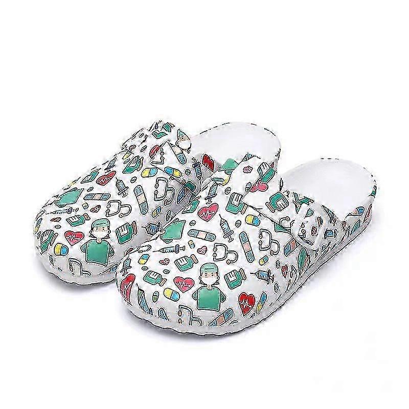 قباقيب ممرضة غير قابلة للانزلاق - شبشب طبي جراحي بالمستشفى - أحذية طبية من دكتور إيفا