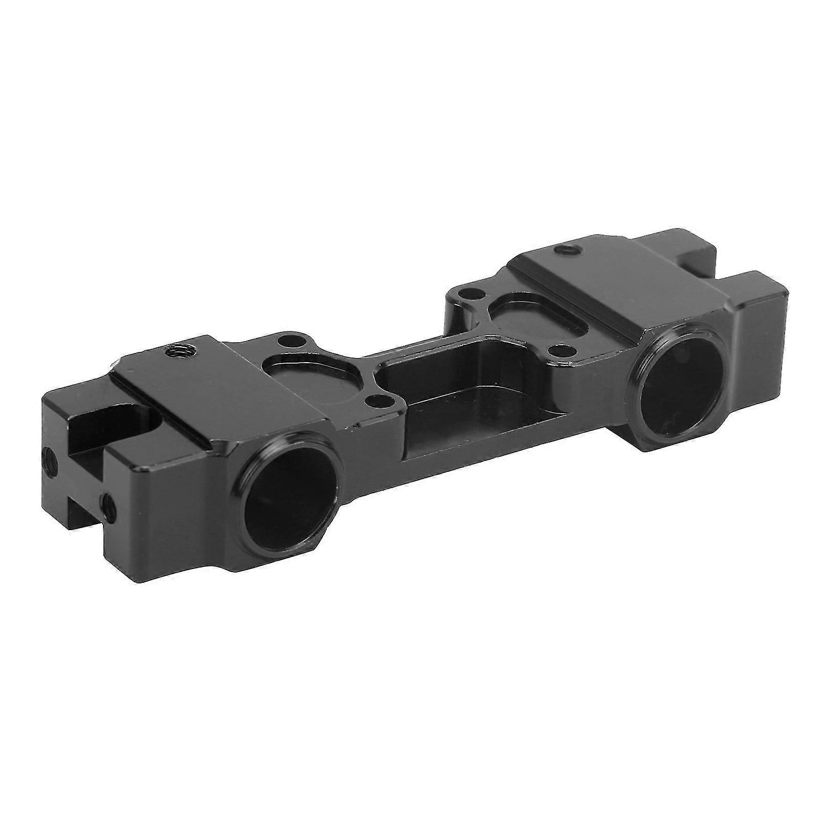 Black RC Aluminum Alloy Front Rear Bumper Mounts Servo Bracket compatible with Redcat GEN8 110 RC Crawler