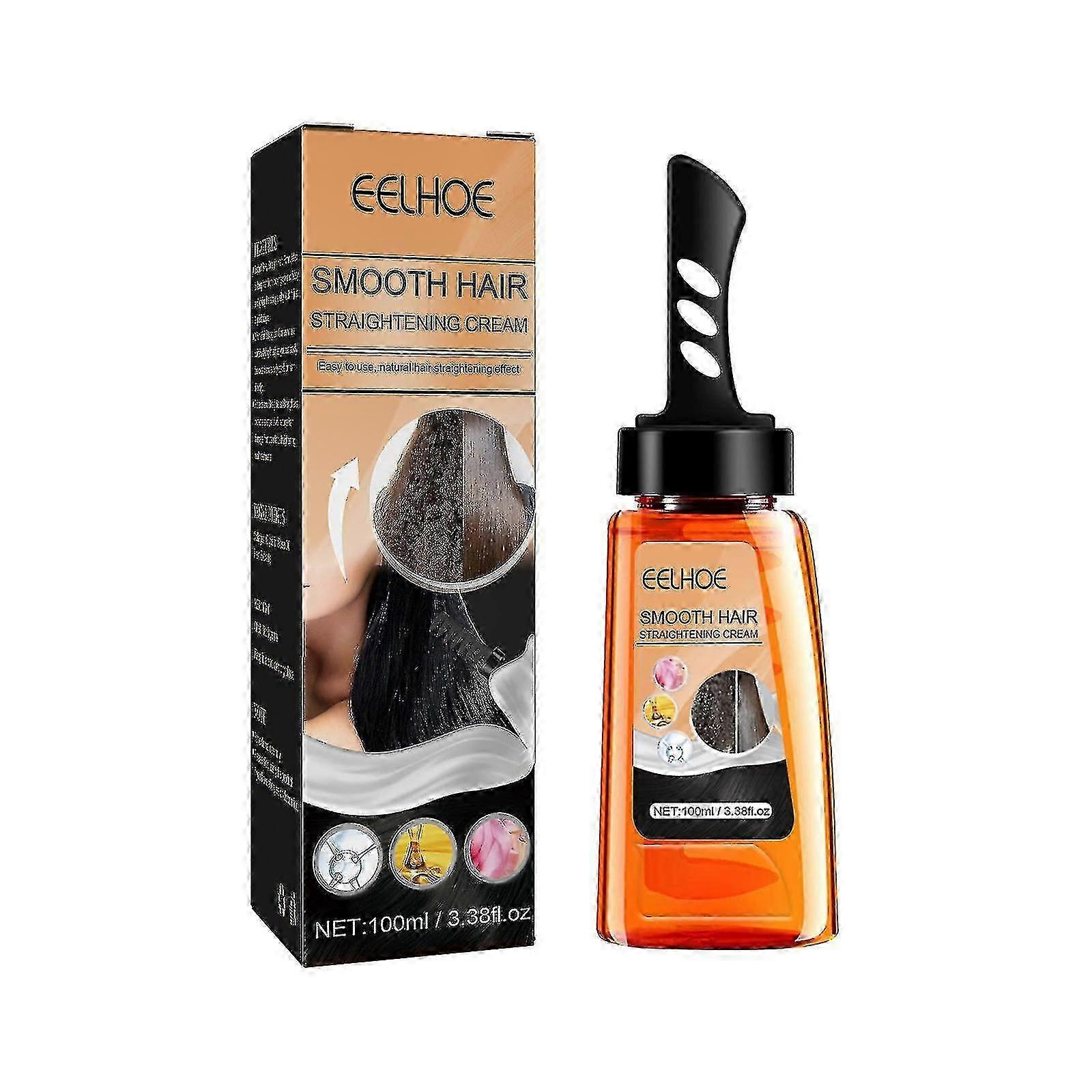 タンパク質補正矯正クリームヘアケアフリー縮毛矯正ヘアスムージング縮れ毛縮れ修理ダメージ柔軟剤の