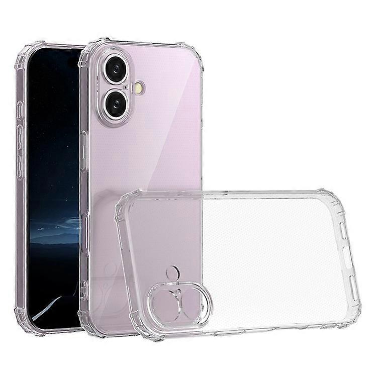 Compatible For iPhone 16 Shockproof Case Transparent Phone Cover Case