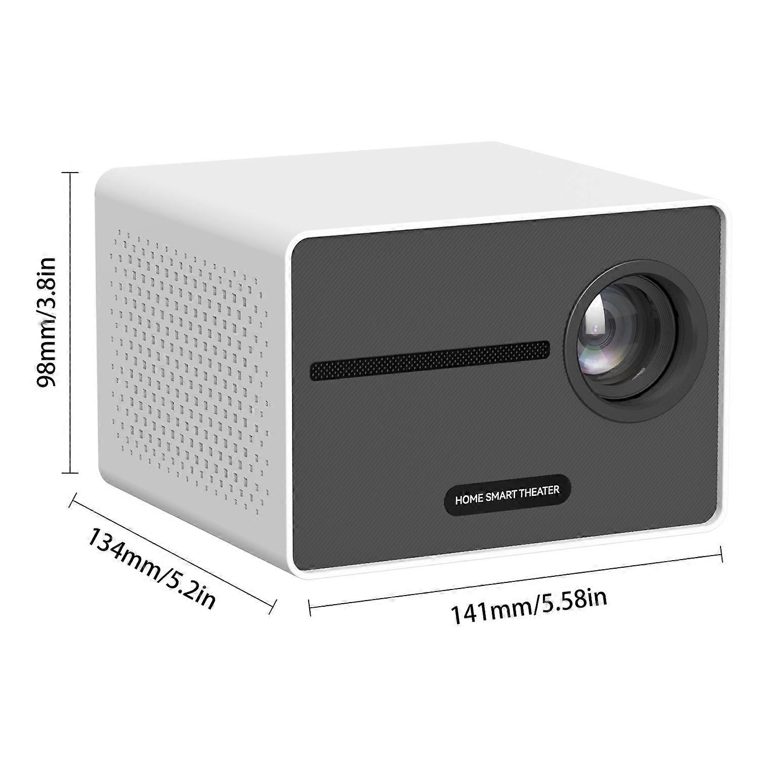 Mini Projector Wireless Portable Movie Projectors 170inches Display Same Screen Technique Mirroring 