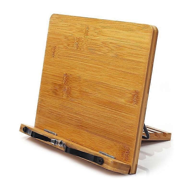 Adjustable Foldable Wooden Reading Stand/Book Holder/Cookbook Stand/Cookbook Holder/Book Rest/Book Stand/Bamboo Book Holder28x21x2cm