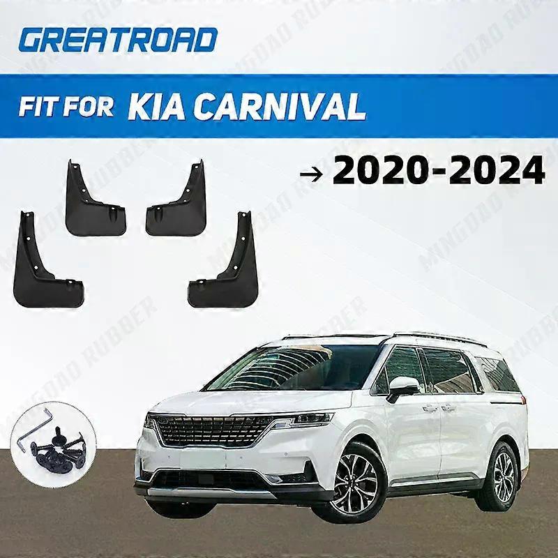 unique For  Kia carnival 2020 2021 2022 2023 2024  Mudguard Mud Flaps Guard Splash Flap Mudguards Fender Car Accessories