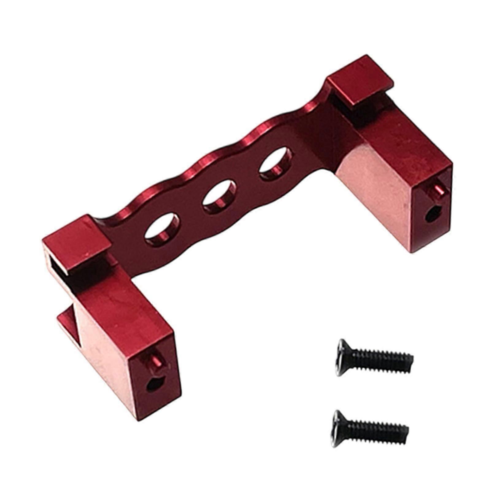 RC Servo Mount Assembly Modified Steering Gear Holder for 1/12 124016 124017 Red