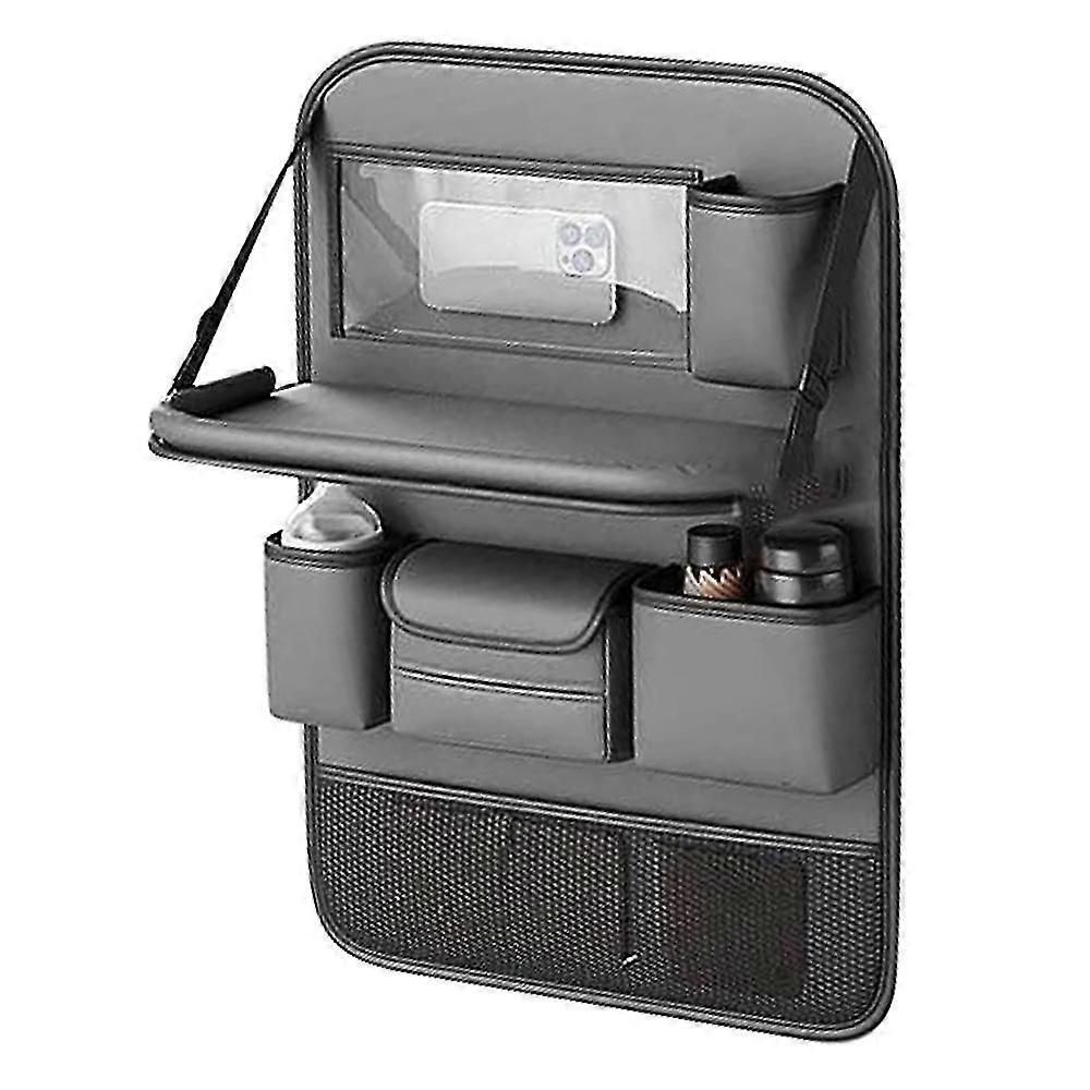 Multi-functional Car Backseat Organizer Hanging Waterproof Storage Bag With Foldable Table