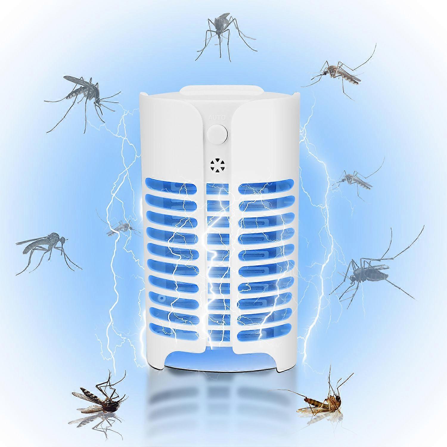 Light Control Induction Mosquito Killer Lamp, New plug-in LED light wave mosquito trap electric shock mosquito killer, Smart Mosquito Repellent Lamp