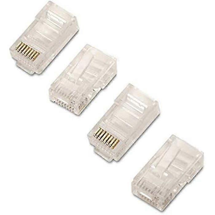 RJ45 Connector - AISENS - A138 - 8 Wires - Transparent - 50 units