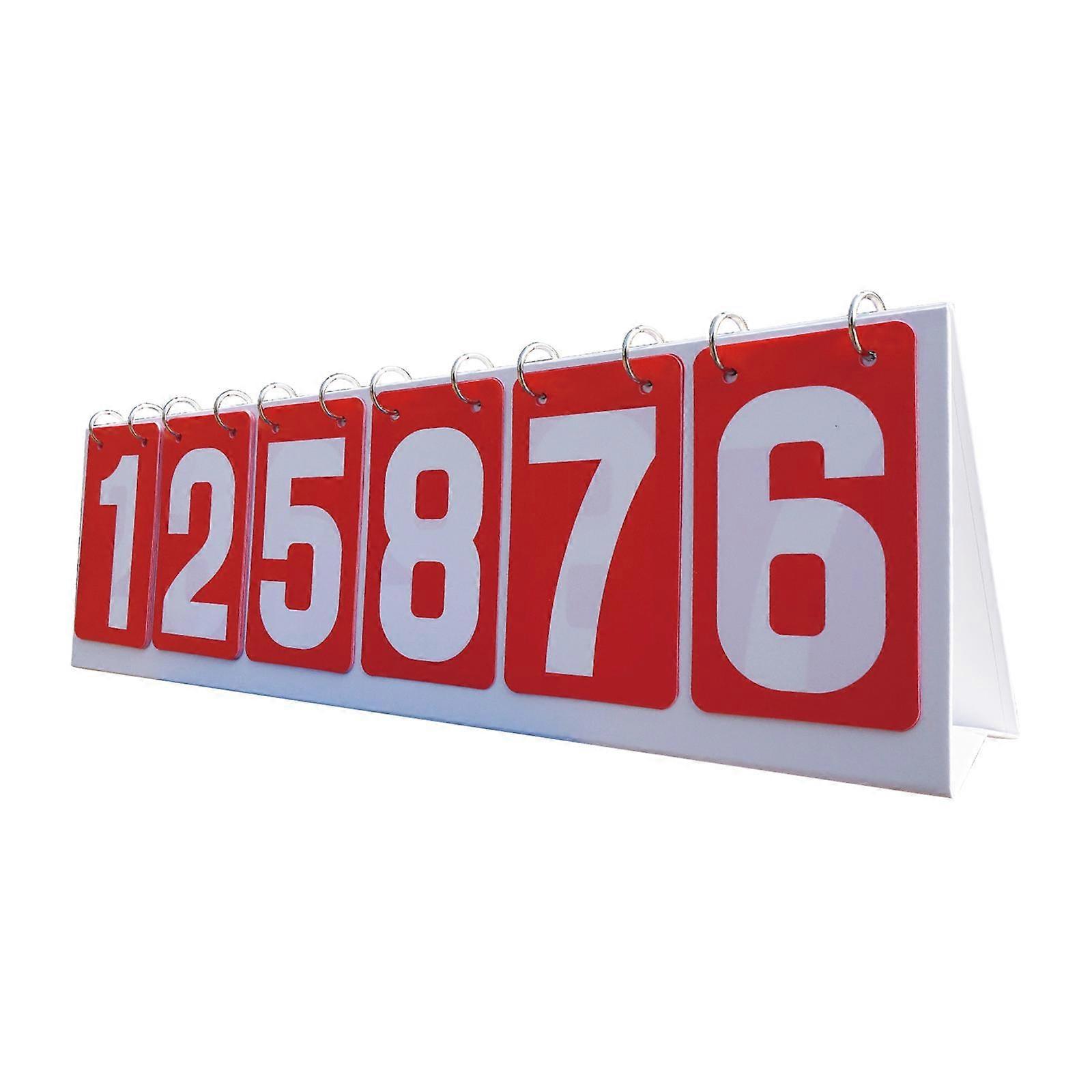 Tabletop Flip Scoreboard Scoring Board 6 Digital Score Keeper Practical Table