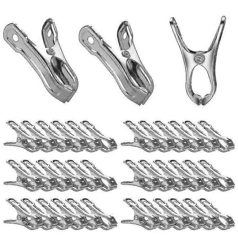 40 stk hageklemmer, kraftige drivhusklemmer i rustfritt stål, drivhusklipp for netting