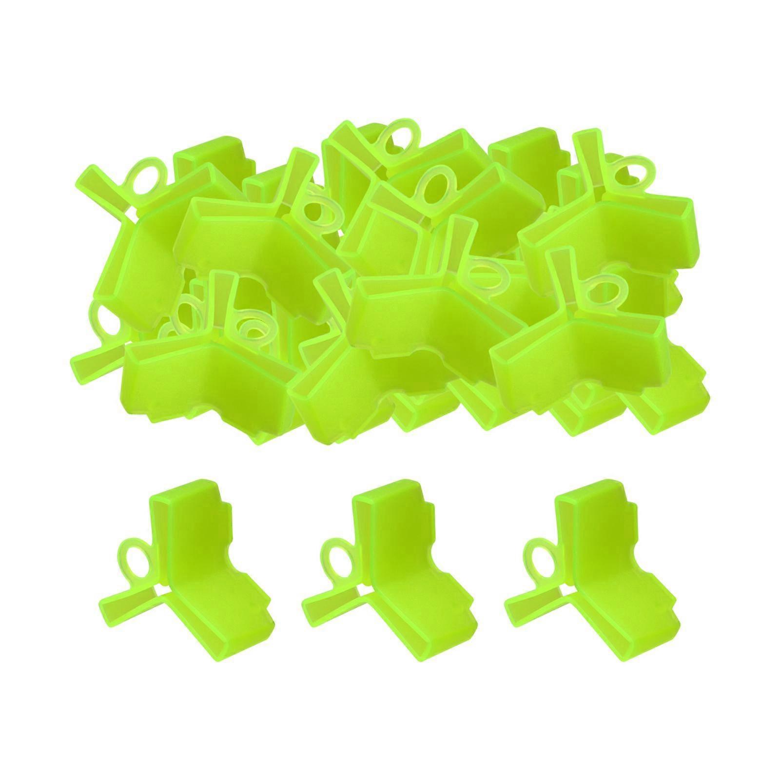 50x Treble Hook Protector Treble Hook Case Fluorescent Yellow Anti Scratch