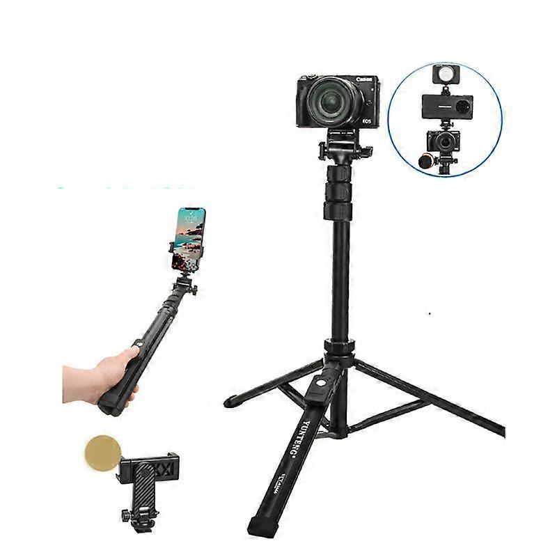 YUNTENG 91666L 18.5-67 Inch Adjustable Tripod Selfie Stick With Remote Control For Phone and Camera