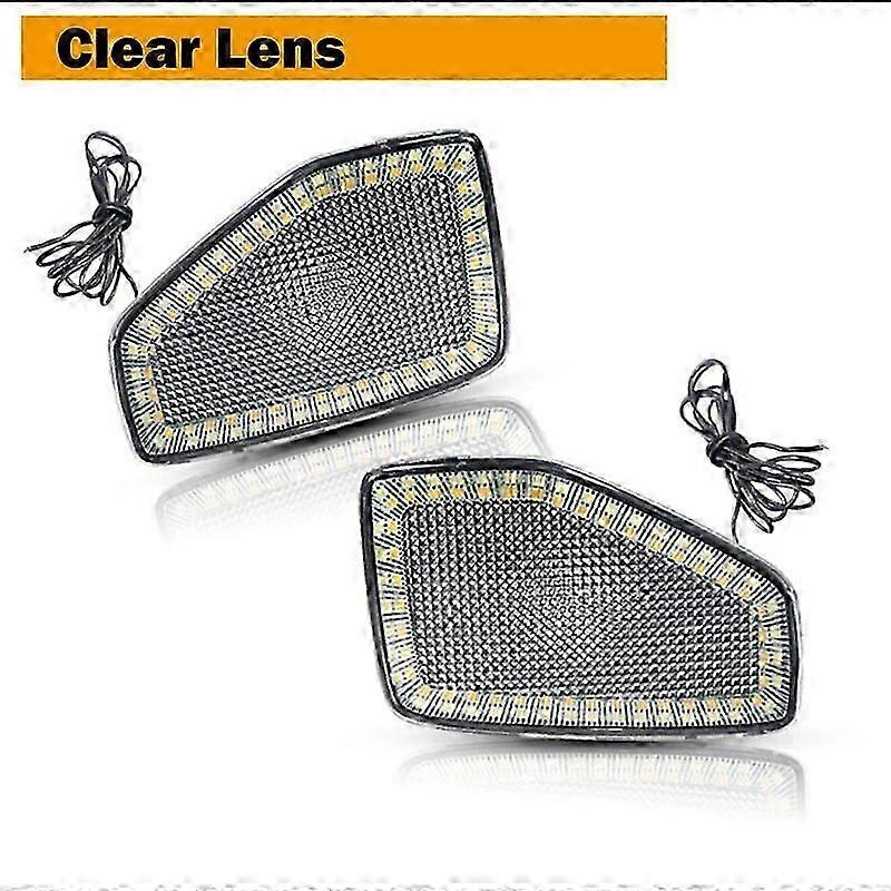 For 2005/2006-2010 Hummer H3 For 2009-2010 Hummer H3T Dual-color Amber & White LED Car Front Side Marker Turn Signal Lights