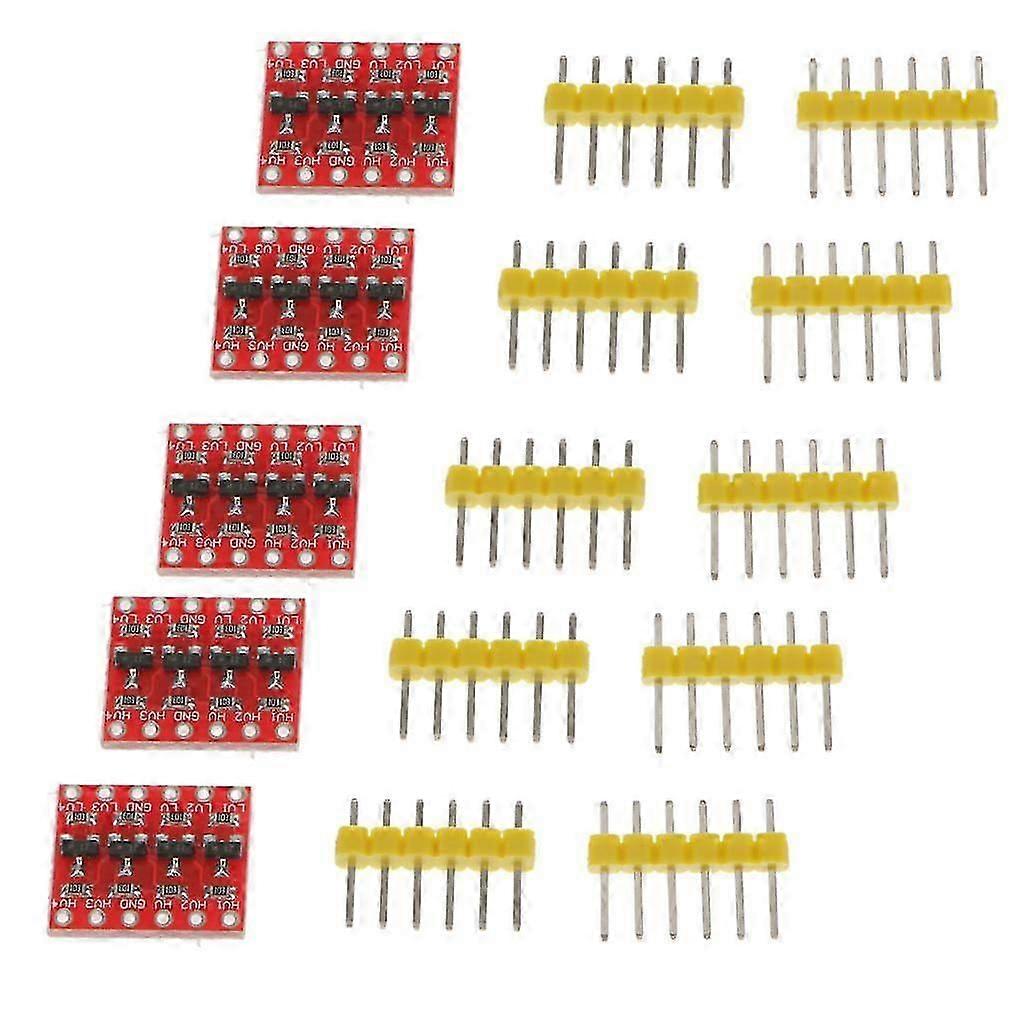 3.3V - 5V 4 Channel Bidirectional Logic Level Shift Converter - 5 Pieces for European Market