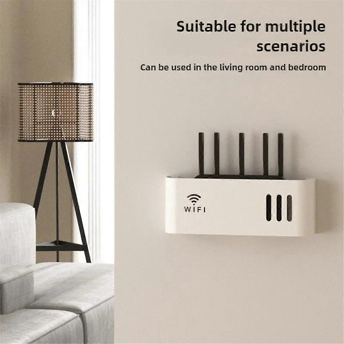 Wall Mounted WIFI Router Shelf for Living Room B | Fruugo AU