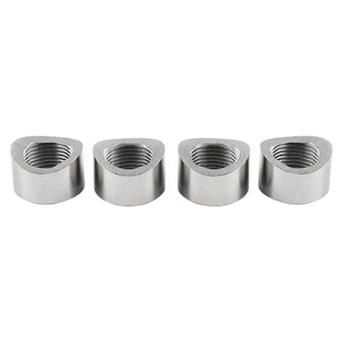 4Pcs Automobile Exhaust Pipe Modification Mounting Base Welding Nut