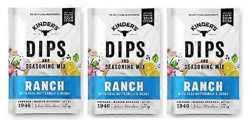 Kinder's Ranch Dips & Seasoning Mix 3 Packets
