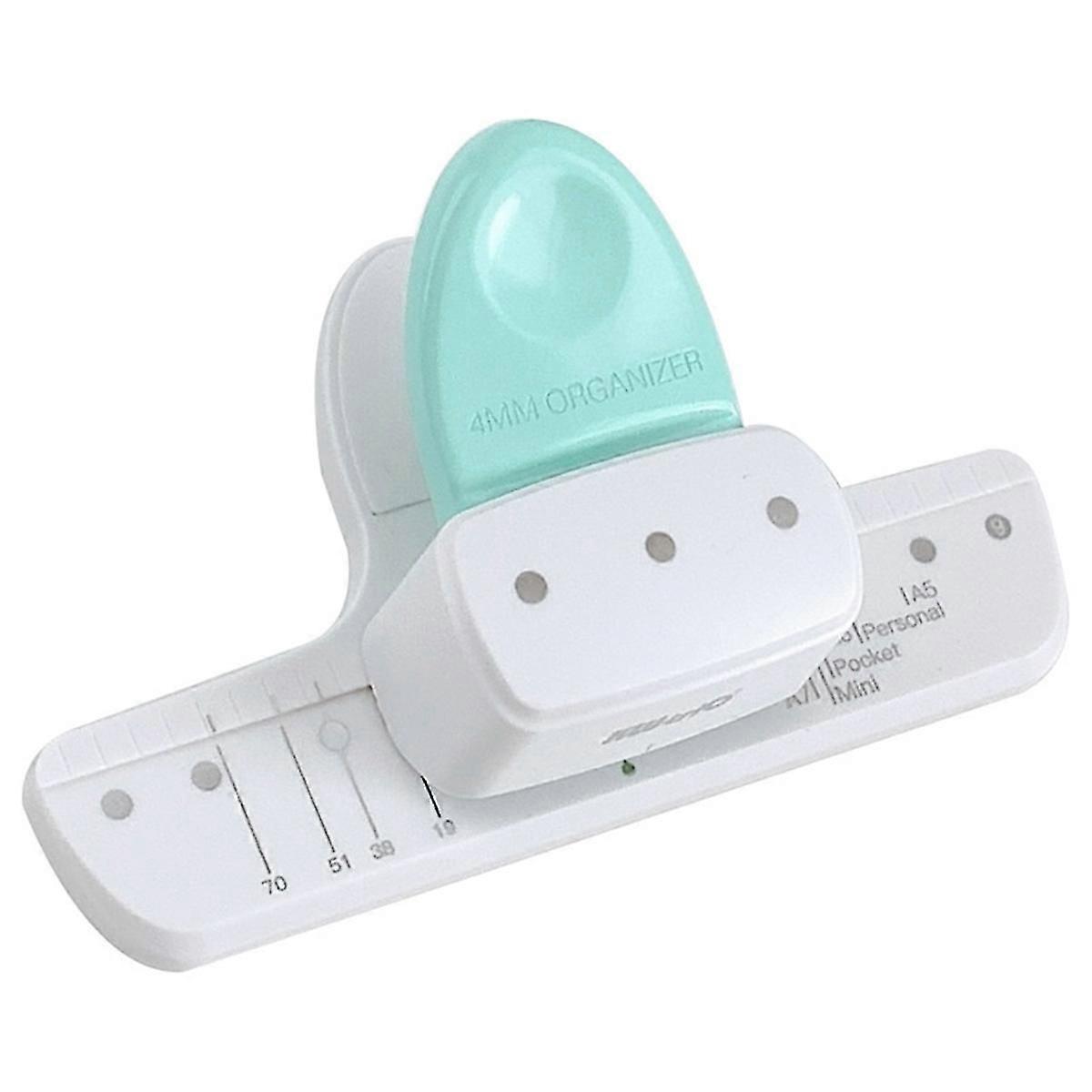 Loose Leaf Hole Punch Daily Planner Adjustable 3 Hole Paper Puncher for A5 8 Sheet Capacity Notebook Scrapbook