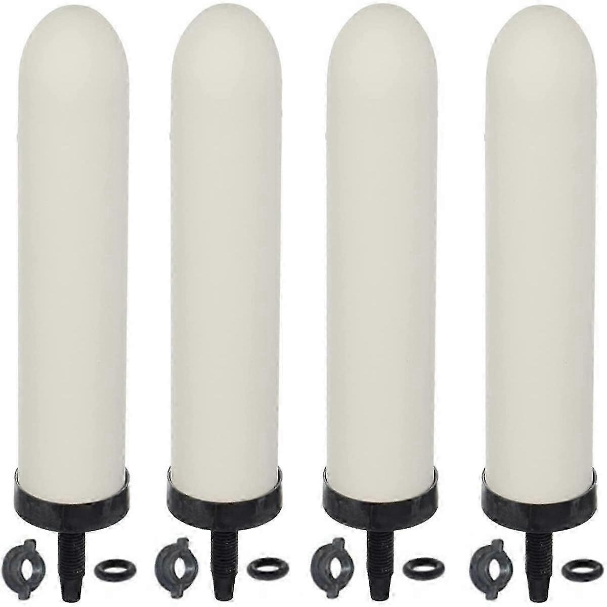 4 Pack Replacement Ceramic Water Filter for Water Filtration System Edition