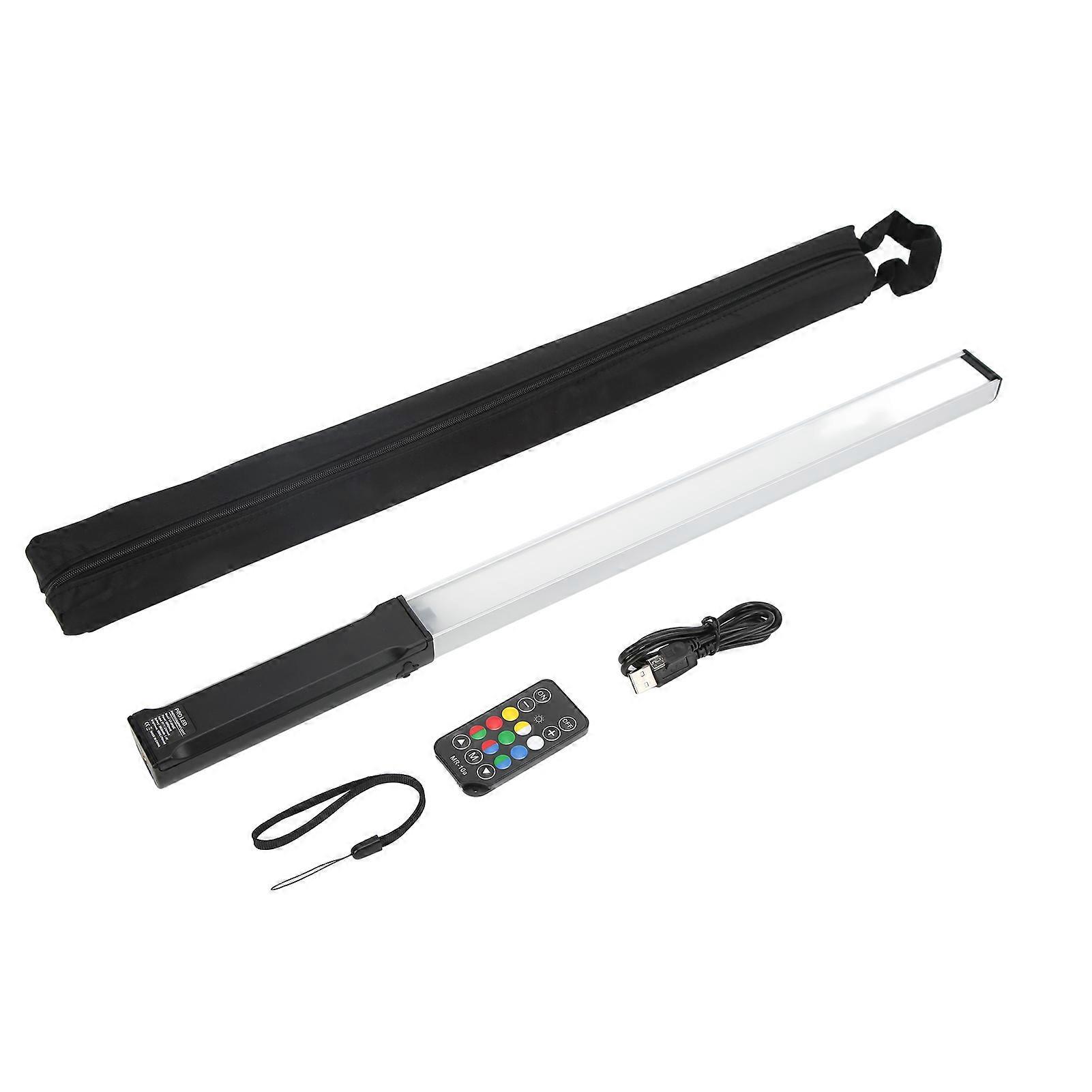 RGB Handheld LED Light Wand Rechargeable 12 Brightness Levels Photography Light Stick