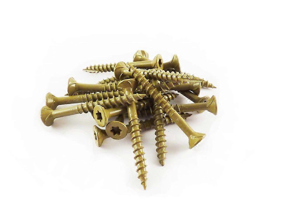 AP9X312-1 Number-9 by 3-1/2-Inch All Purpose Wood Construction Screws, T25, 1-Pound Net Weight, 79-Piece , Gold