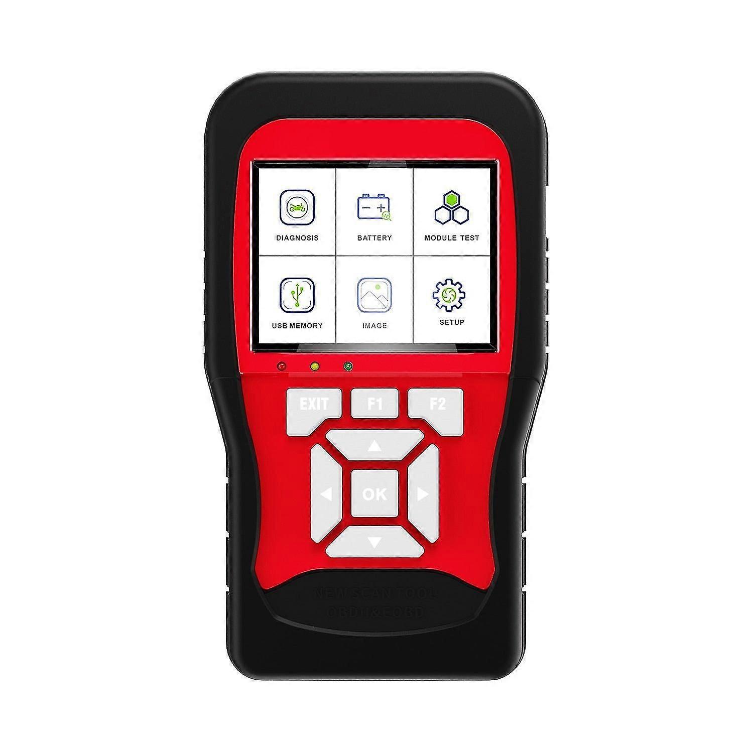 Outil de numérisation de moto de diagnostic multilingue