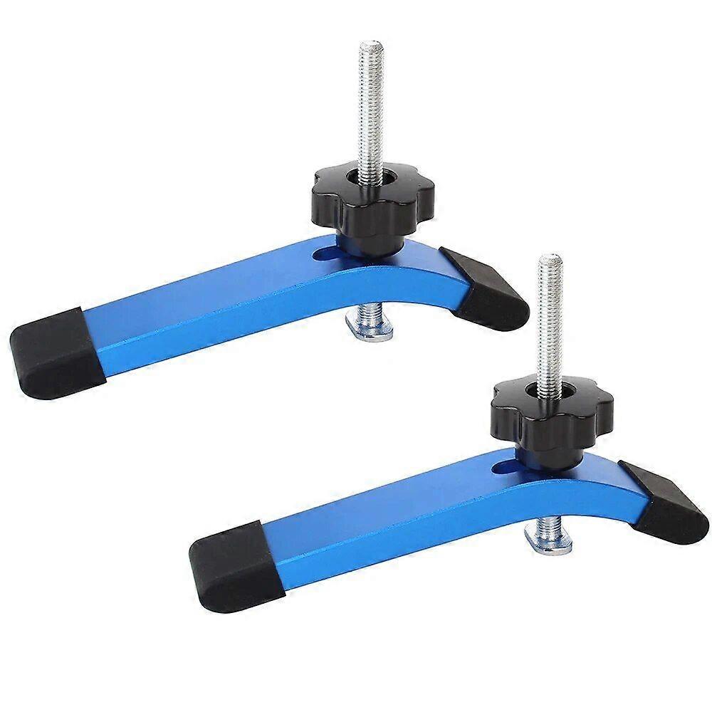 1 Piece Quick Release Clamp Set with Screws and Aluminum Alloy Slider for CNC Router Lathe Mills Woodworking Tool